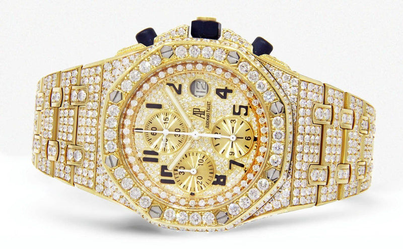 Diamond Audemars Piguet Royal Oak Offshore | 18K Yellow Gold | 42 Mm