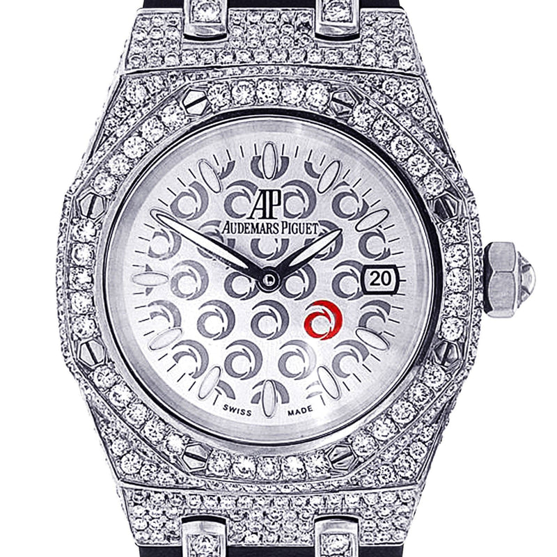 Diamond Audemars Piguet Royal Oak Limited Edition Alinhgi Watch For Women | Stainless Steel