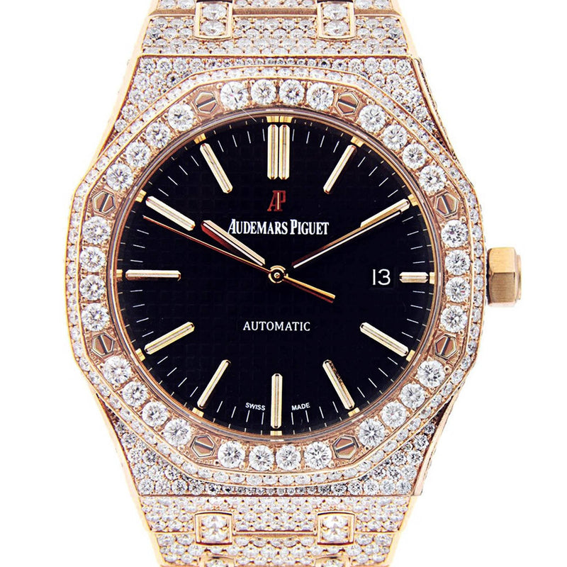 Diamond Audemars Piguet Royal Oak | 18K Pink Gold | 41 Mm