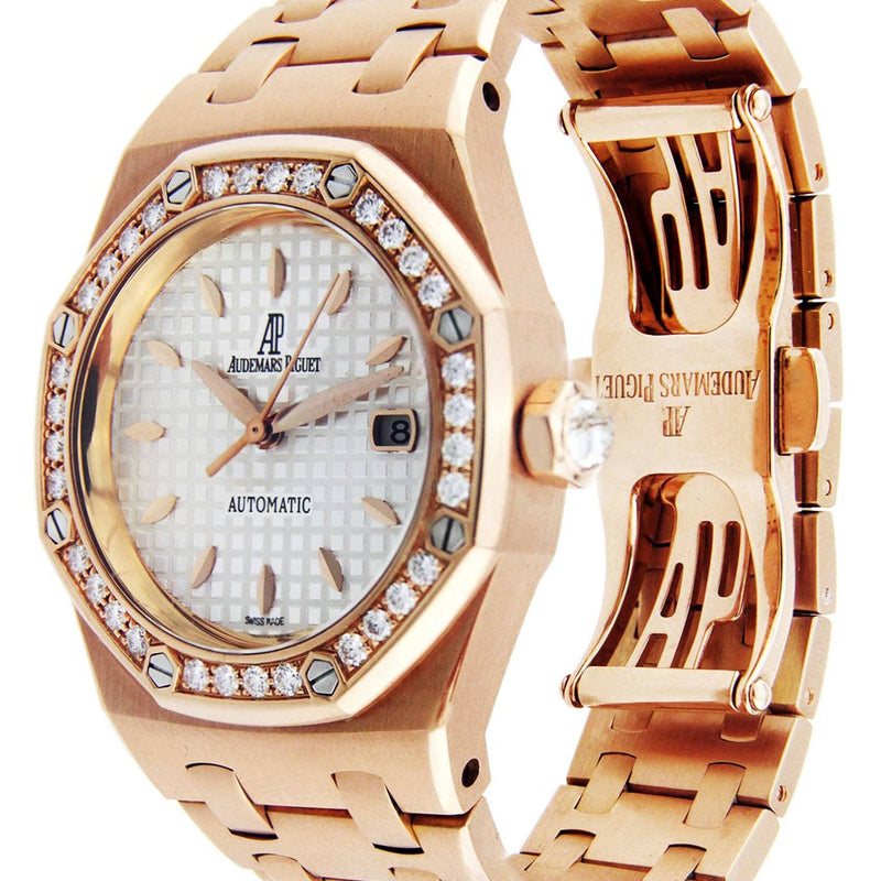 Audemars Piguet Royal Oak Watch For Women | 18K Rose Gold | 33 Mm