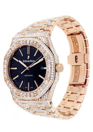 Diamond Audemars Piguet Royal Oak | 18K Pink Gold | 41 Mm