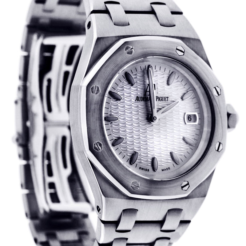 Audemars Piguet Royal Oak Watch For Women | White Gold | 33 Mm
