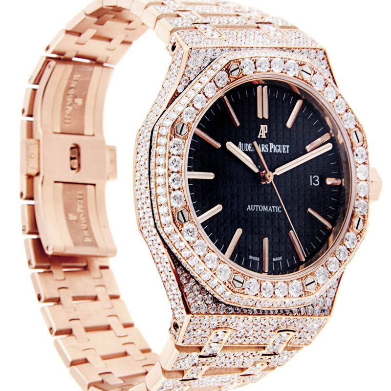 Diamond Audemars Piguet Royal Oak | 18K Pink Gold | 41 Mm