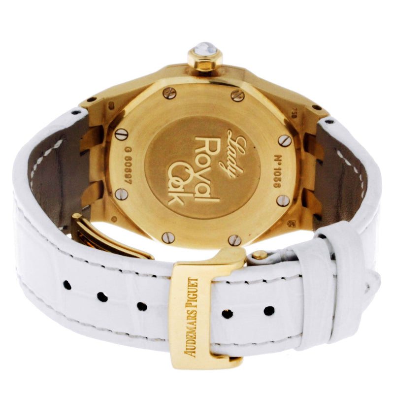 Audemars Piguet Royal Oak Watch For Women | 18K Yellow Gold | 33 Mm