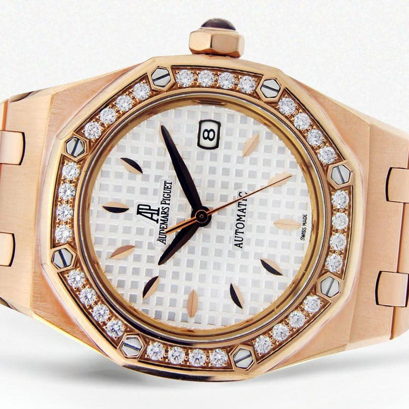 Audemars Piguet Royal Oak Watch For Women | 18K Rose Gold | 33 Mm