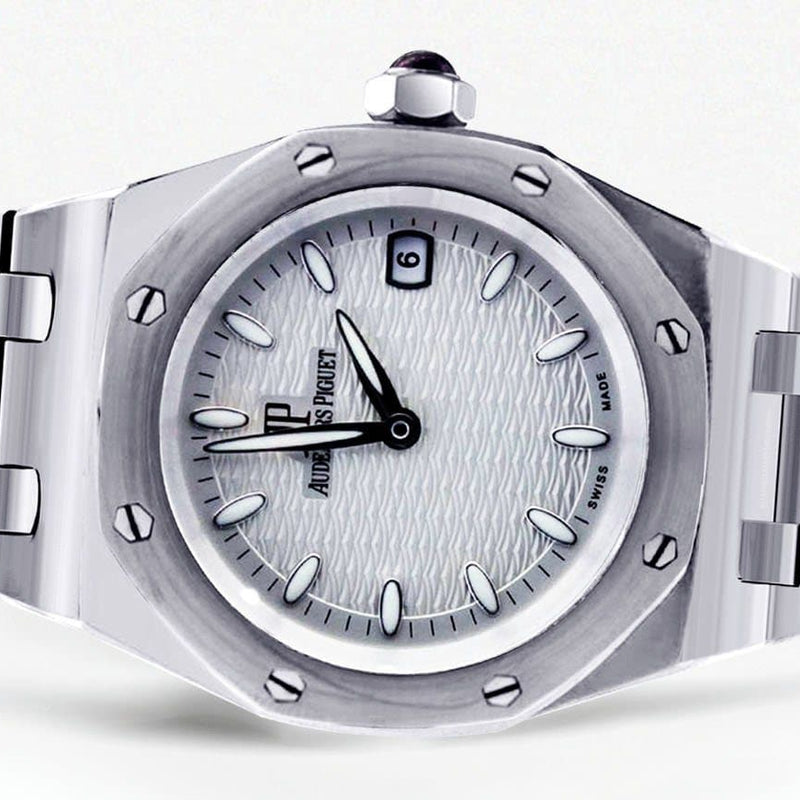 Audemars Piguet Royal Oak Watch For Women | White Gold | 33 Mm