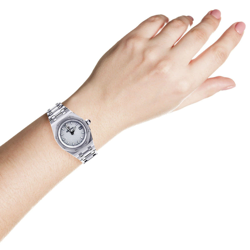 Audemars Piguet Royal Oak Watch For Women | White Gold | 33 Mm