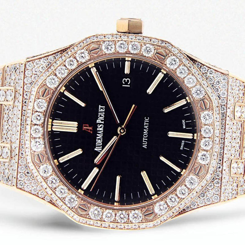 Diamond Audemars Piguet Royal Oak | 18K Pink Gold | 41 Mm