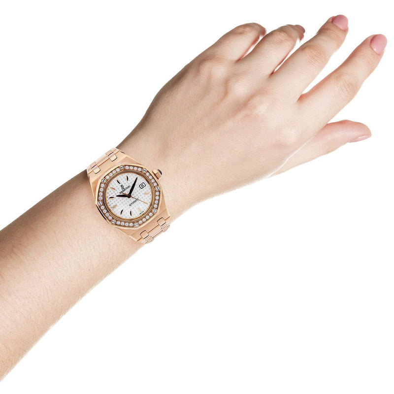Audemars Piguet Royal Oak Watch For Women | 18K Rose Gold | 33 Mm