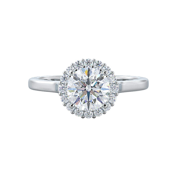 Abigail 2ct Round engagement ring setting
