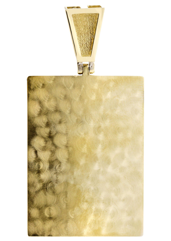 Diamond Ace of Spades Pendant | 5.40 Carats of Diamonds | Yellow Gold | 2.5 Inches