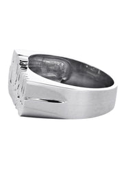 14K White Gold Name Ring | Appx. 9 Grams