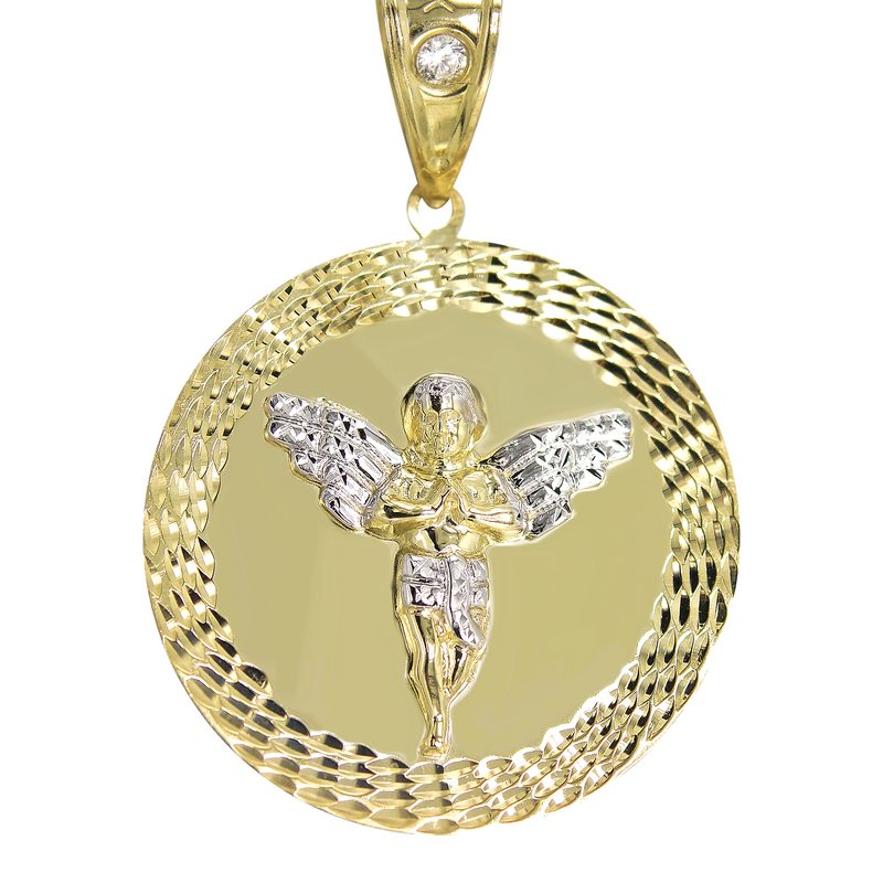 10K Gold Angel Pendant | 5.3 Grams