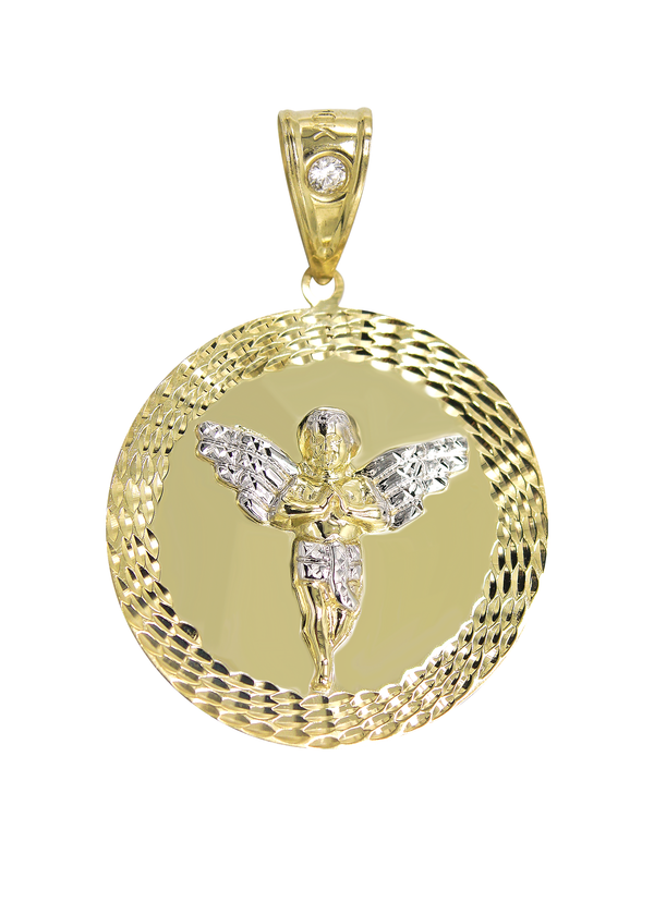 10K Gold Angel Pendant | 5.3 Grams