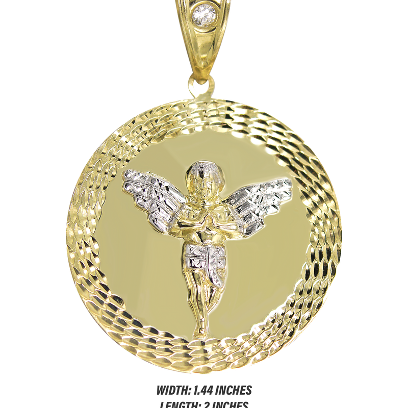 10K Gold Angel Pendant | 5.3 Grams