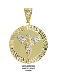 10K Gold Angel Pendant | 5.3 Grams