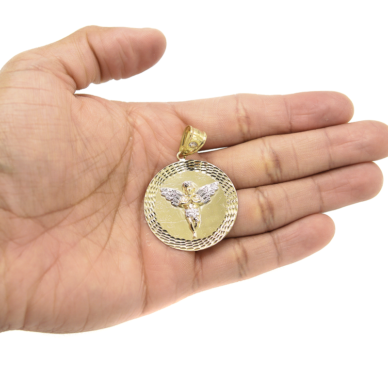10K Gold Angel Pendant | 5.3 Grams