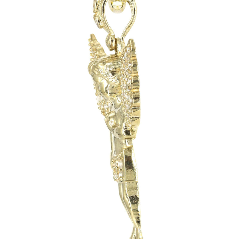 10K Yellow Gold Angel Necklace | Appx. 15.8 Grams