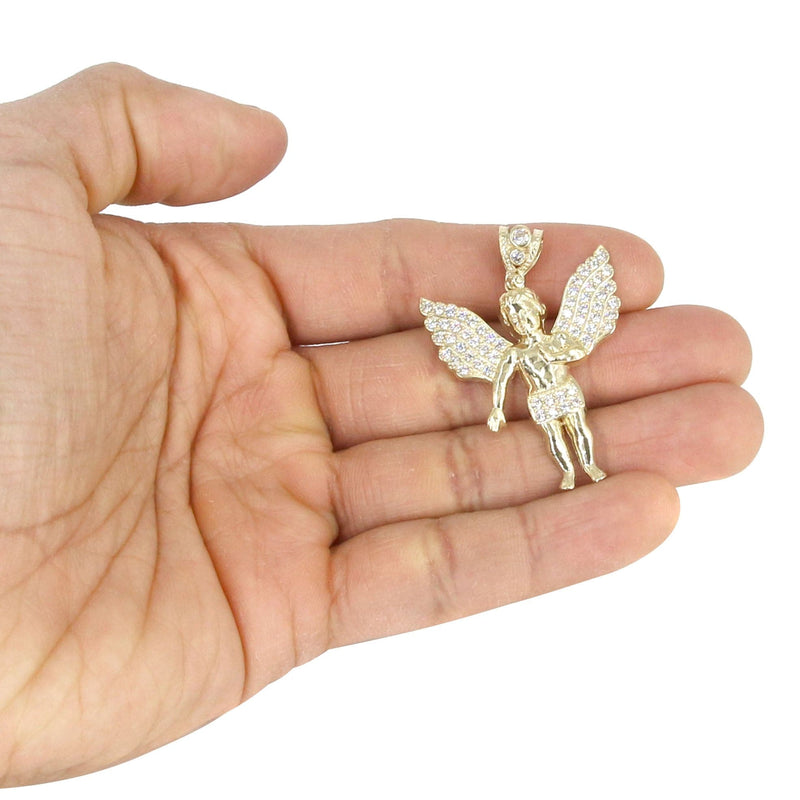 10K Yellow Gold Angel Necklace | Appx. 15.8 Grams