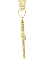 10K Yellow Gold Ankh Necklace | Appx. 13.1 Grams