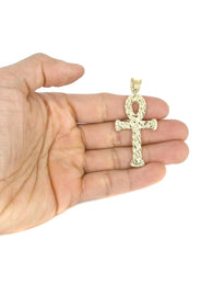 10K Yellow Gold Ankh Necklace | Appx. 13.1 Grams