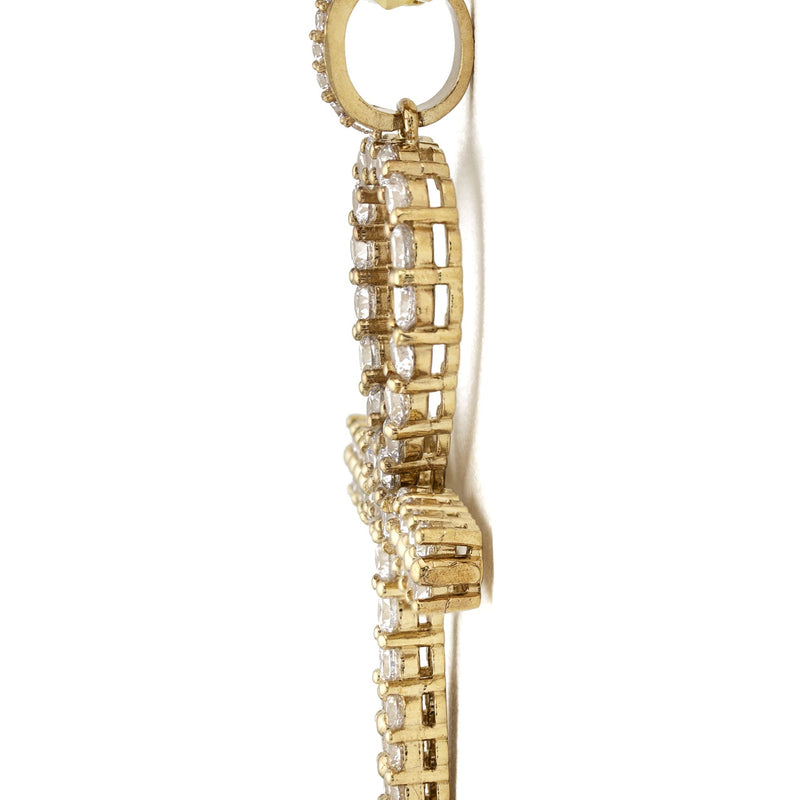 10K Yellow Gold Ankh Necklace | Small 9 Grams - Large 26 Grams