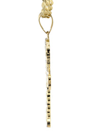 10K Yellow Gold Ankh Necklace | Small 6 Grams - Large 13 Grams