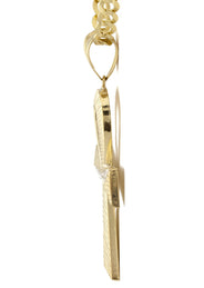 10K Yellow Gold Ankh Necklace | Small 7 Grams - Large 13 Grams