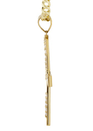 10K Yellow Gold Ankh Necklace | Small 9 Grams - Large 24 Grams