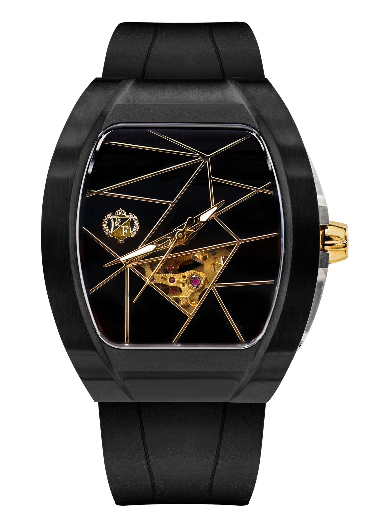 Frost NYC Womens Watch - Automatic Skeleton Black DLC Black| WFRST-01-T-B Black Band | Pre - Sale