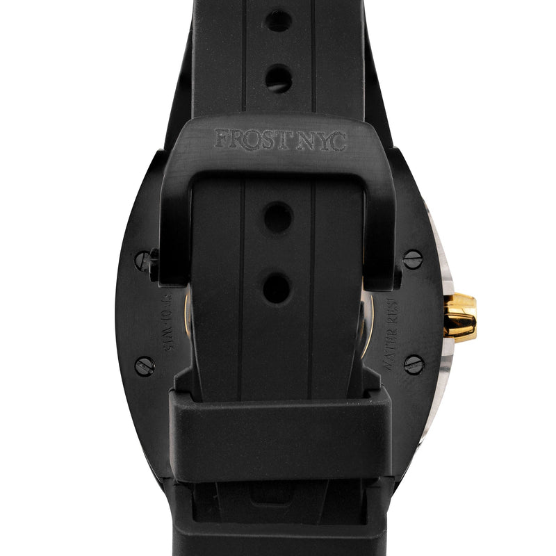 Frost NYC Womens Watch - Automatic Skeleton Black DLC Black| WFRST-01-T-B Black Band | Pre - Sale