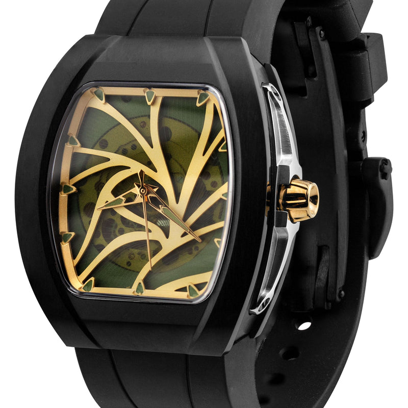 Frost NYC Evolution Women's Watch - Automatic Skeleton Black DLC | WFRST-01-L-B Black Band | Pre - Sale