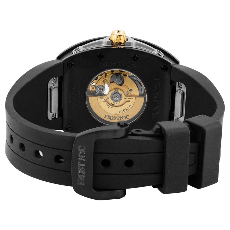 Frost NYC Evolution Women's Watch - Automatic Skeleton Black DLC | WFRST-01-L-B Black Band | Pre - Sale