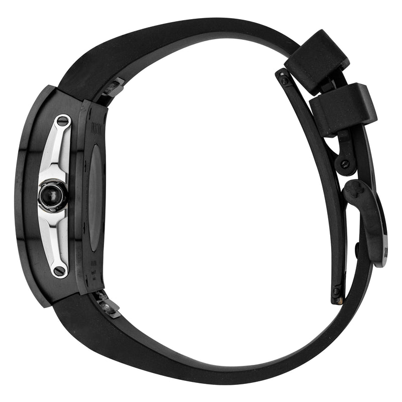 Frost NYC Diamond Evolution Women's Watch - Automatic Skeleton Black Leaves DLC | WFRST-01-LD-B Black Band | Pre - Sale