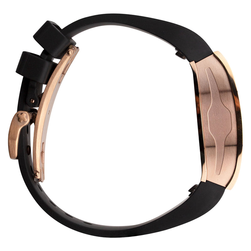 Frost NYC Diamond Evolution Women's Watch - Automatic Skeleton Rose Triangle | WFRST-01-TD-R Black Band | Pre - Sale