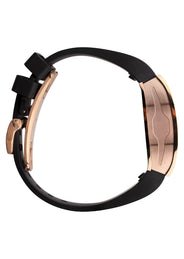 Frost NYC Diamond Evolution Women's Watch - Automatic Skeleton Rose Triangle | WFRST-01-TD-R Black Band | Pre - Sale