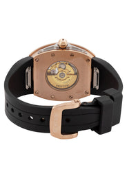 Frost NYC Diamond Evolution Women's Watch - Automatic Skeleton Rose Triangle | WFRST-01-TD-R Black Band | Pre - Sale