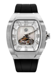 Frost NYC Evolution Women's Watch - Automatic Skeleton Steel Mother Of Pearl | WFRST-01-R-S Black Band | Pre - Sale