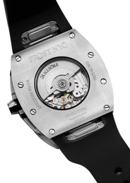 Frost NYC Evolution Women's Watch - Automatic Skeleton Steel Mother Of Pearl | WFRST-01-R-S Black Band | Pre - Sale