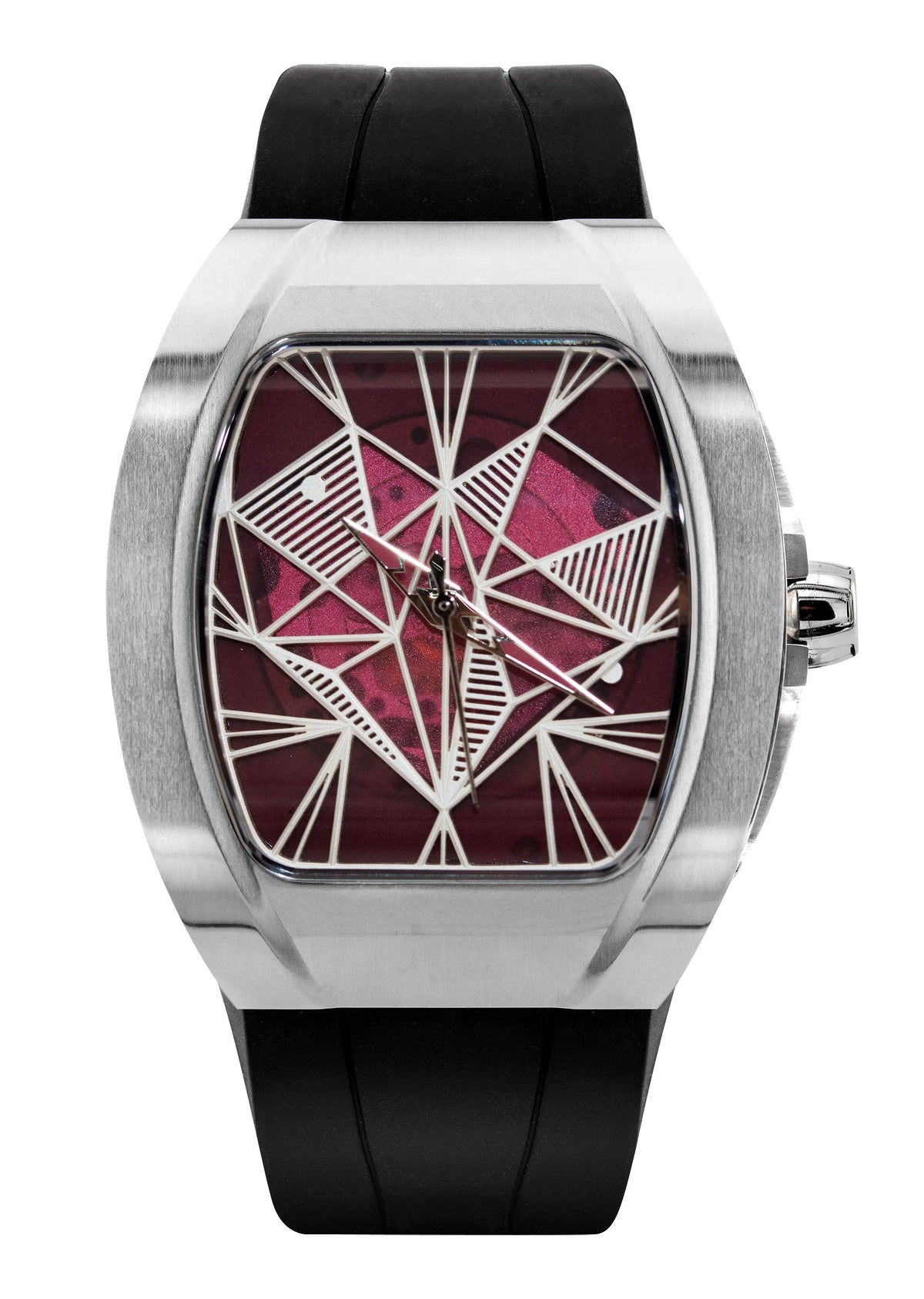 Frost NYC Evolution Women's Watch - Automatic Skeleton Steel Caged Heart | WFRST-01-H-S Black Band | Pre - Sale