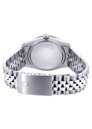 Womens Rolex Datejust Watch 16200  | 36Mm | White Texture Dial | Fluted Bezel | Jubilee Band