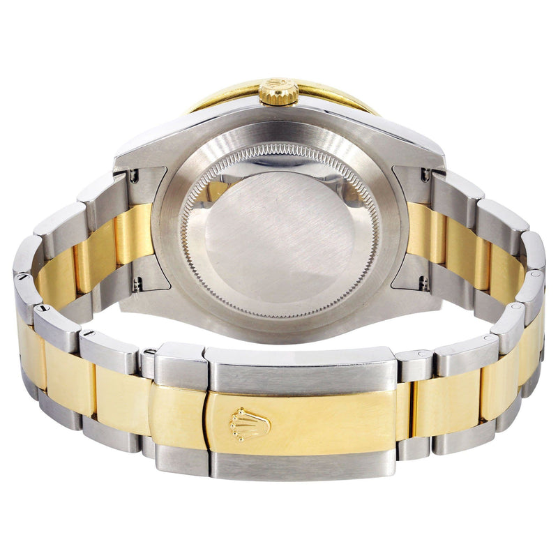 Rolex Datejust II Watch | 41 MM | 18K Yellow Gold & Stainless Steel | Custom Chocolate Roman Dial | Oyster Band