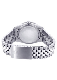 Diamond Mens  Rolex Datejust Watch 16200 | 36 MM | Diamond Rolex Textured Jubilee Dial | Jubilee Band