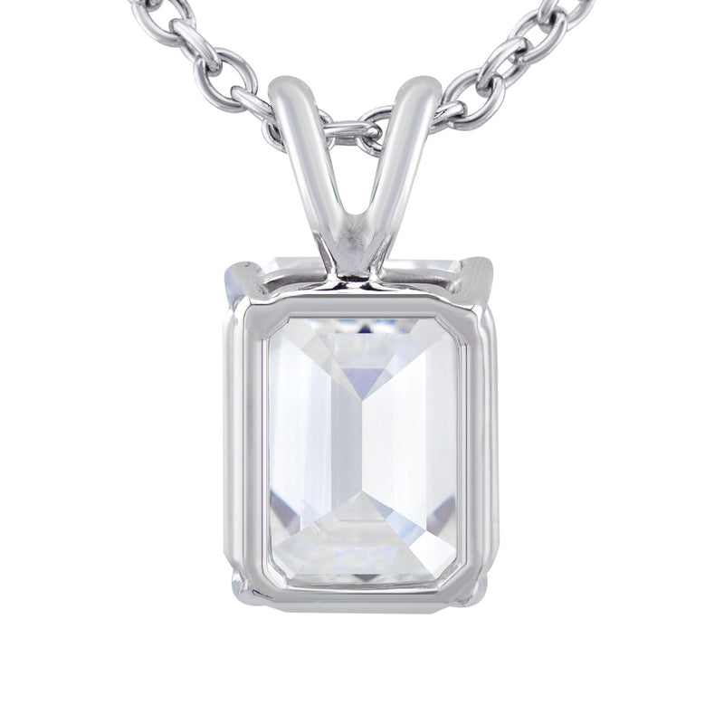 Women Jewelry - Diamond Necklace For Women | Lab Grown Emerald Diamond Solitaire Pendant