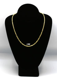 Silver Chain - Mens Gold Chain / Barrel Chain