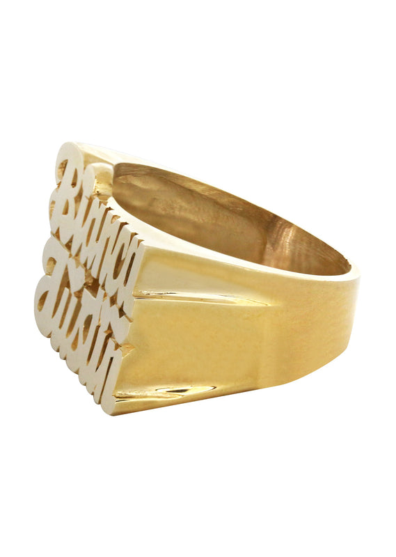 14K Couples Gold Name Ring | Appx. 7.2 Grams