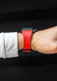 Frost NYC Mens Watch - Automatic Skeleton Sport Black Watch | FRST-01-SB| Red