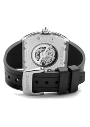 Frost NYC Mens Watch - Automatic Skeleton Stainless Steel Diamond Sport Watch | FRST-01-XS-D | Black