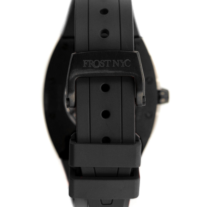 Frost NYC Mens Watch - Automatic Skeleton Sport Black Watch | FRST-01-SB| Black