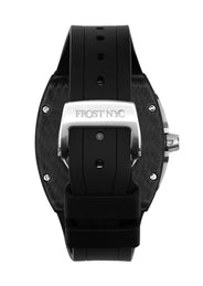 Frost NYC Mens Watch - Automatic Skeleton Carbon Fiber Sport Watch | FRST-01-CFS | Black